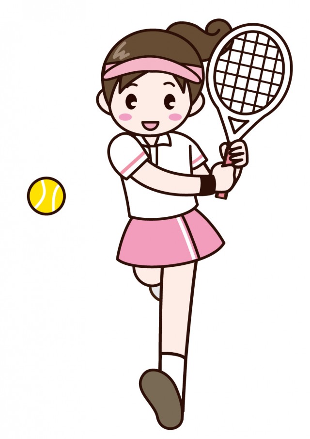 テニス女子 | 無料イラスト素材｜素材ラボ