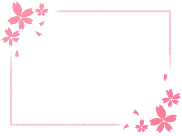 フレーム 桜 無料イラスト素材 素材ラボ