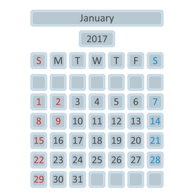 カレンダー 145 17年01月 Jpg Ping 無料イラスト素材 素材ラボ