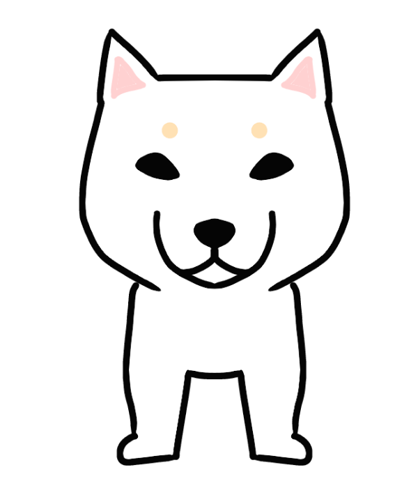 北海道犬のイラスト 無料イラスト素材 素材ラボ