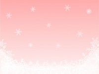 雪の結晶　ピンク…