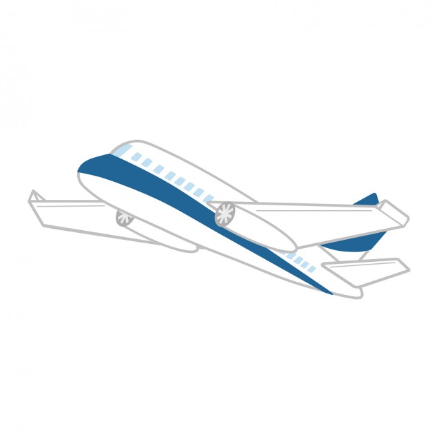 乗り物のイラスト 飛行機 無料イラスト素材 素材ラボ