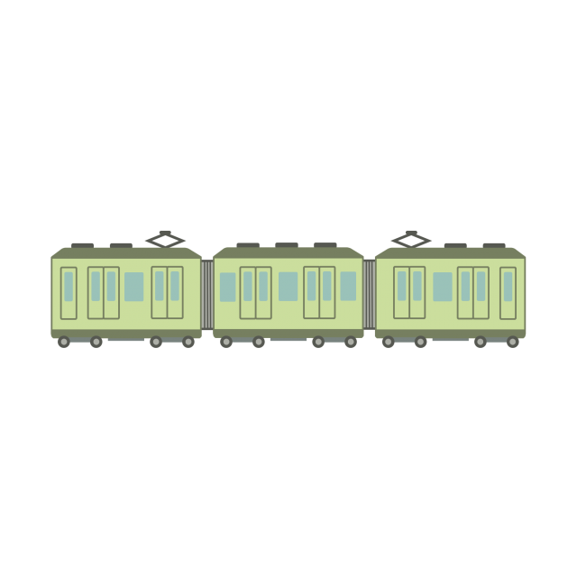 乗り物のイラスト 電車 無料イラスト素材 素材ラボ