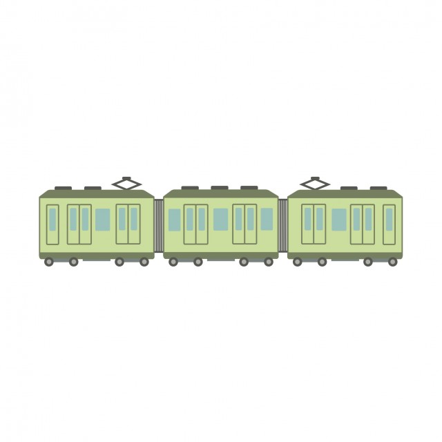 乗り物のイラスト 電車 無料イラスト素材 素材ラボ