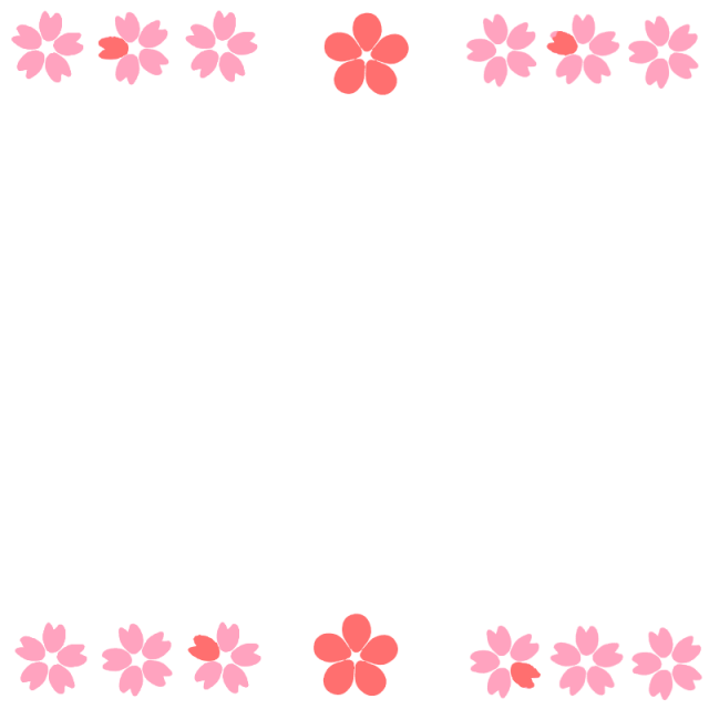 桜の春フレームのイラスト | 無料イラスト素材｜素材ラボ