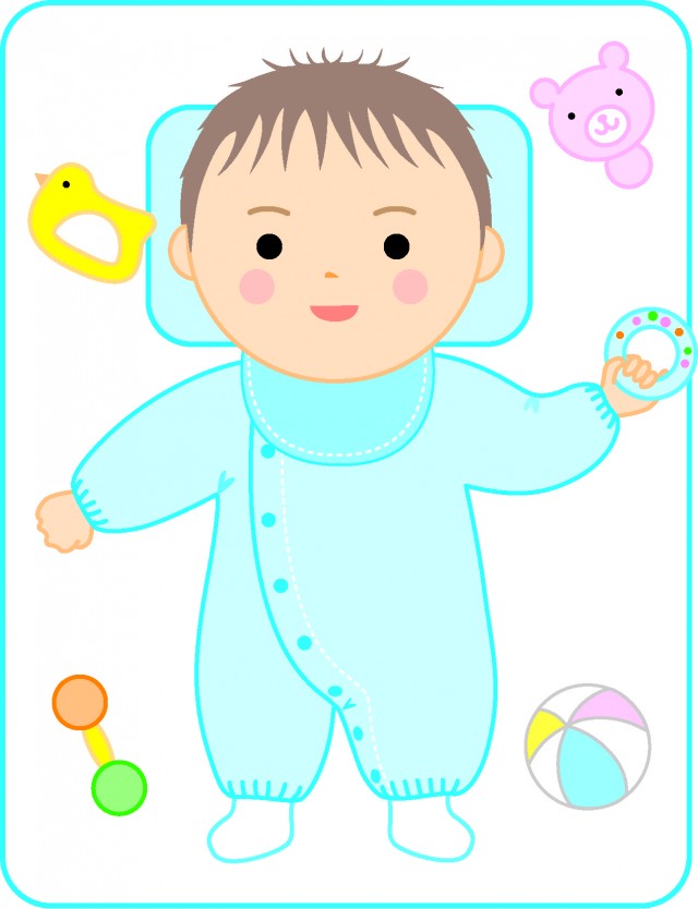 赤ちゃん 男の子 無料イラスト素材 素材ラボ