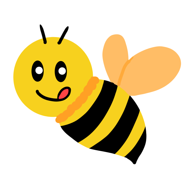 美しい花の画像 新鮮なイラスト ミツバチ