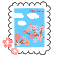 桜の切手のイラス…