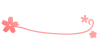 桜の見出しライン…