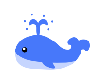 クジラの潮ふきの…
