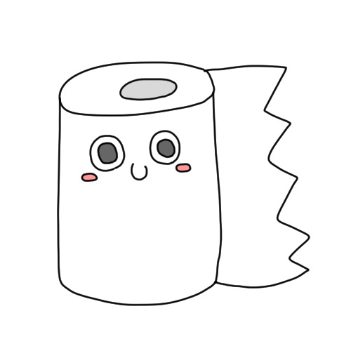 トイレットペーパー 無料イラスト素材 素材ラボ