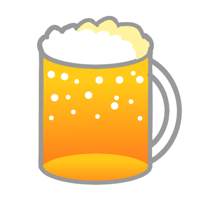 ビールジョッキに入ったビールのイラスト 無料イラスト素材 素材ラボ