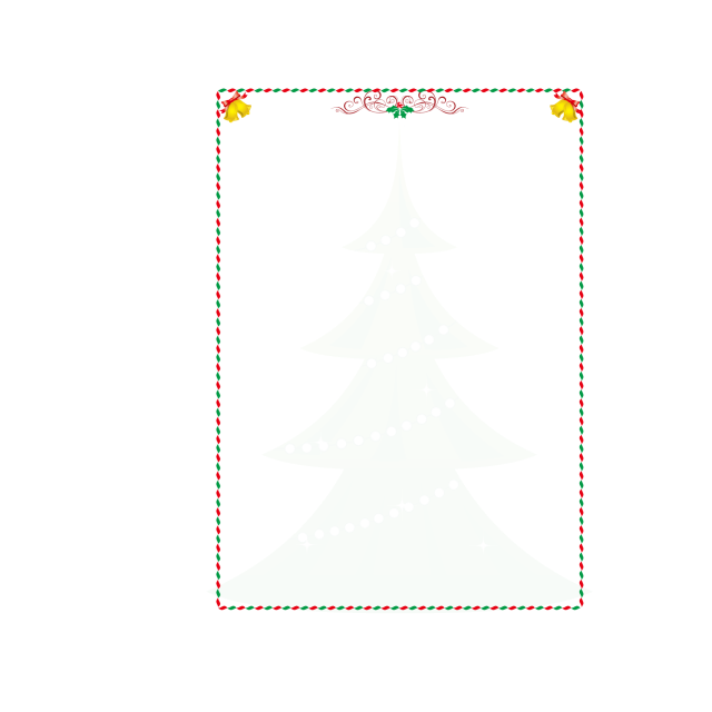 クリスマスカラーのメッセージカードフレーム 無料イラスト素材 素材ラボ