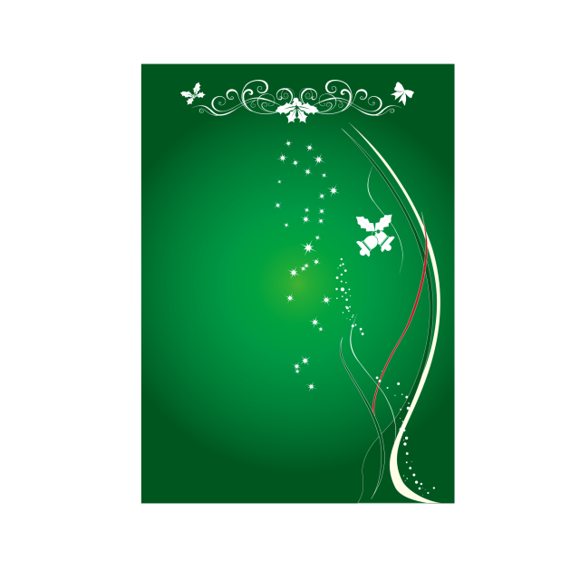 クリスマスカラーのグリーティングカード 無料イラスト素材 素材ラボ