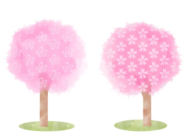 かわいい桜のフリーイラストを集めてみました イラスト系まとめ 無料イラスト 素材ラボ 素材ラボ