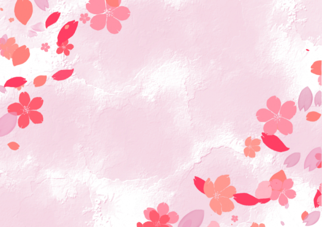和紙の上の桜 無料イラスト素材 素材ラボ