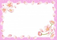 桜のフレーム　花…