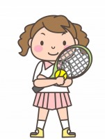 女子テニス部　ラ…