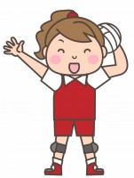 バレーボール かわいい無料イラスト 使える無料雛形テンプレート最新順 素材ラボ