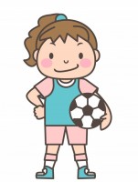 女子サッカー部　…