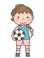 女子サッカー部　…