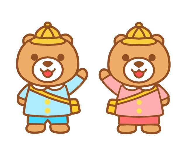 クマの幼稚園児のイラスト 無料イラスト素材 素材ラボ