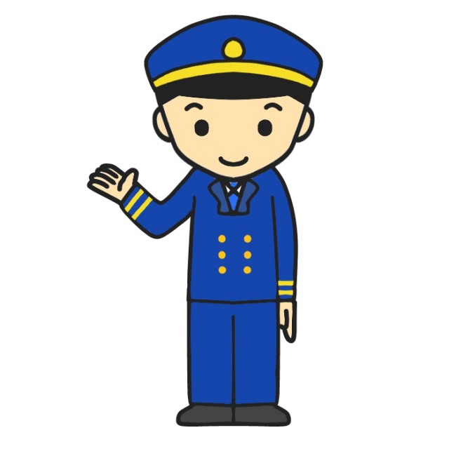 飛行機パイロットのイラスト 無料イラスト素材 素材ラボ