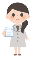 薬剤師の女性と薬