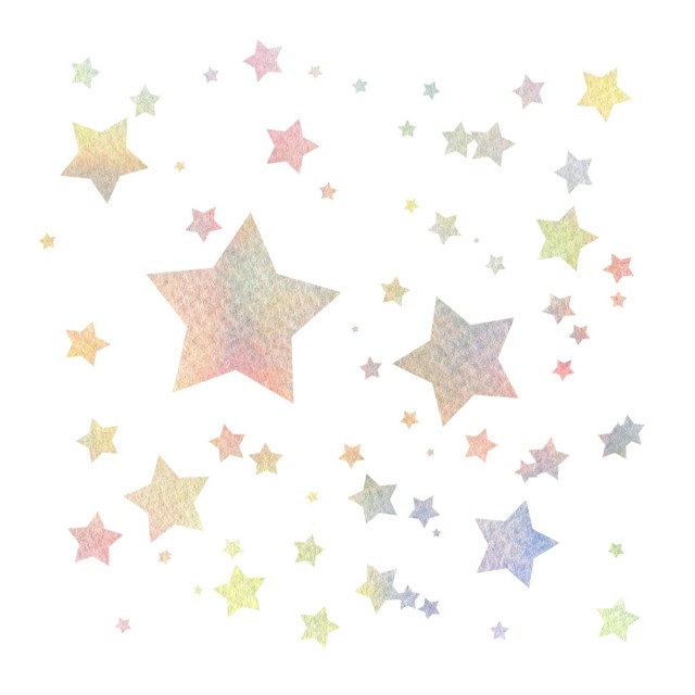 水彩の星 無料イラスト素材 素材ラボ
