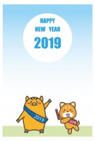 2019年　年賀…