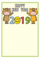 2019年　年賀…