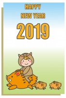 2019年　年賀…