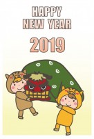 2019年　年賀…