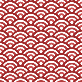 青海波 赤系 ６パターン パターン図柄 セット ループ可 Jpg Ping Eps 無料イラスト素材 素材ラボ