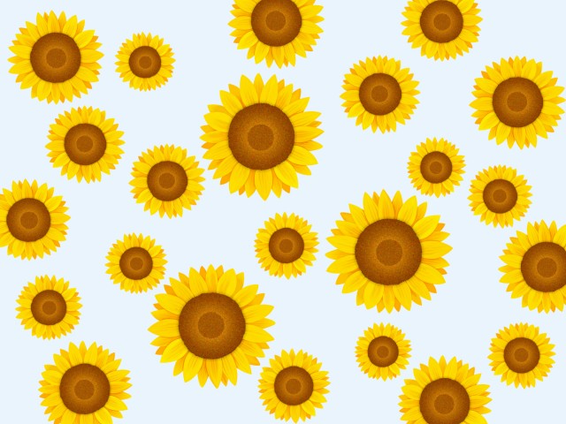 ひまわりの壁紙 向日葵の背景素材イラスト 無料イラスト素材 素材ラボ