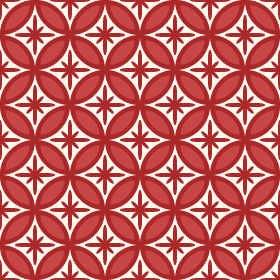 花七宝 赤系 ６パターン パターン図柄 セット ループ可 Jpg Ping Eps 無料イラスト素材 素材ラボ