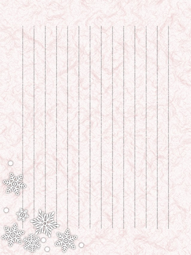 和紙の便箋縦書き 雪の結晶のイラスト背景 無料イラスト素材 素材ラボ