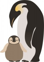 皇帝ペンギン かわいい無料イラスト 使える無料雛形テンプレート最新順 素材ラボ