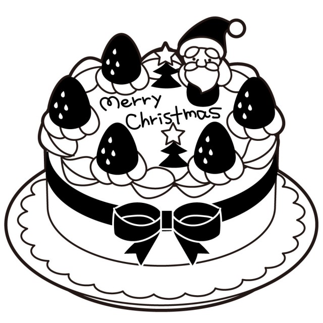 クリスマスケーキのイラスト 無料イラスト素材 素材ラボ