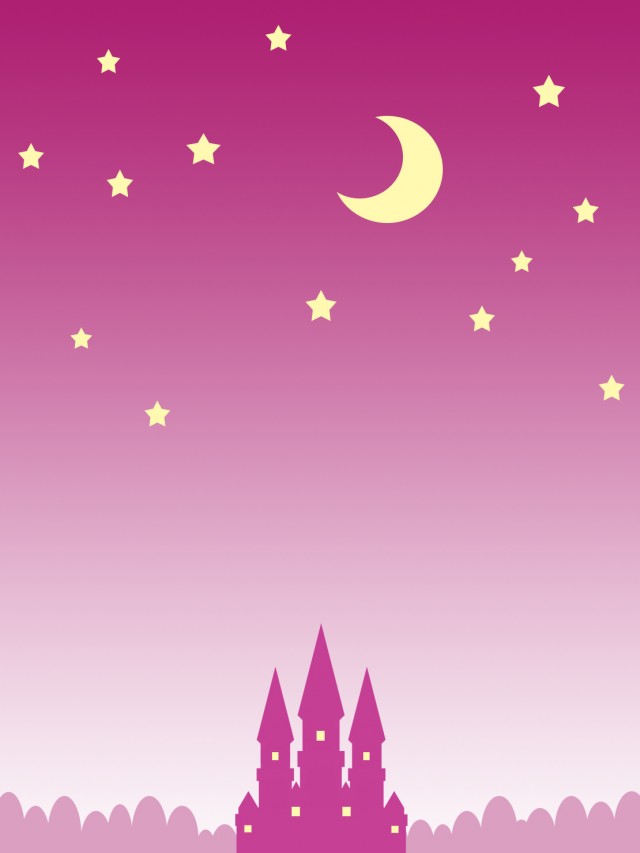 夜景シルエット壁紙 星空イラスト背景素材 無料イラスト素材 素材ラボ