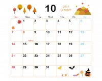 10月カレンダー…