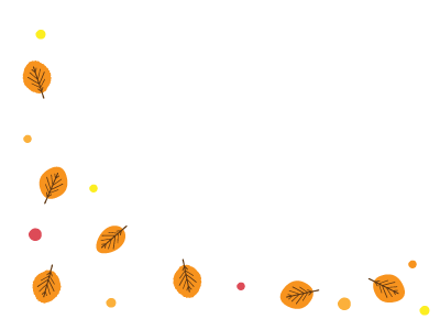 舞い散る枯れ葉のフレーム 無料イラスト素材 素材ラボ
