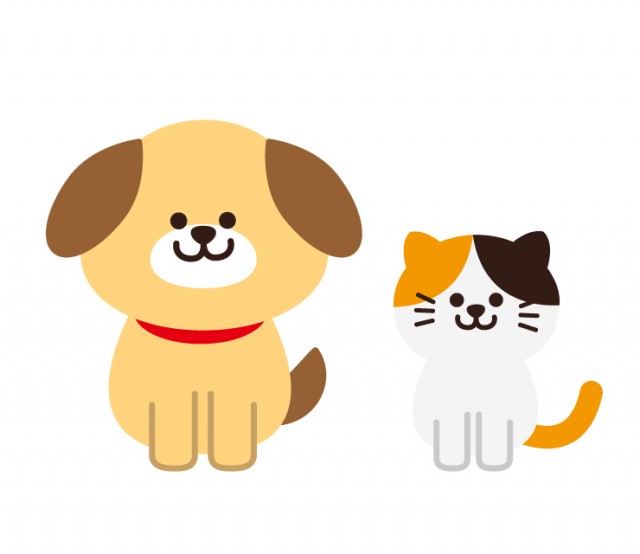 最高の動物画像 ユニーク犬猫 イラスト 商用フリー