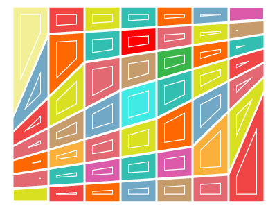 カラフルな幾何学模様の背景 無料イラスト素材 素材ラボ