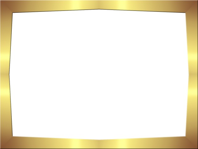シンプルな黄金のフレーム飾り枠イラスト 無料イラスト素材 素材ラボ