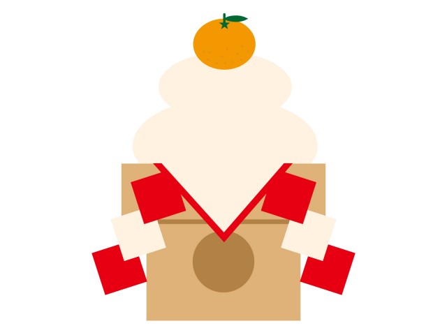 鏡餅のイラスト 無料イラスト素材 素材ラボ