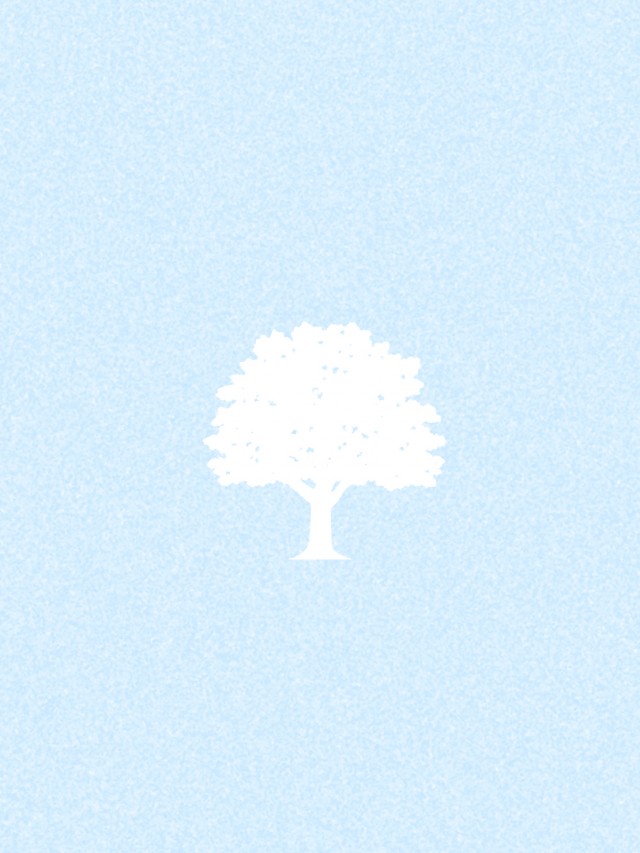 白い木と青い背景の壁紙 シンプルイラスト素材 無料イラスト素材