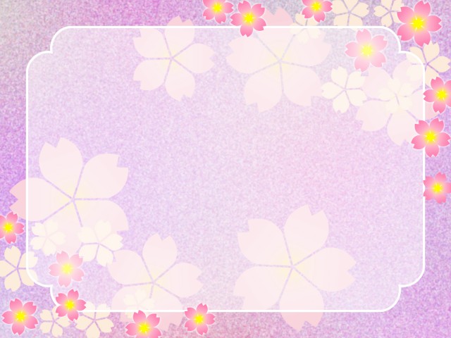 桜の花のフレーム和風柄の飾り枠イラスト 無料イラスト素材 素材ラボ
