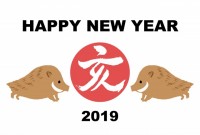 年賀状２０１９年…