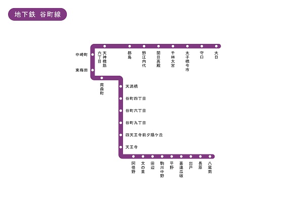 谷町 線 路線 図